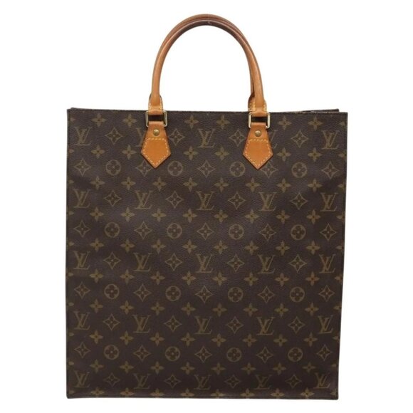 LOUIS VUITTON Monogram Sac Plat Hand Bag M51140 LV Auth 133705 - Picture 2 of 16